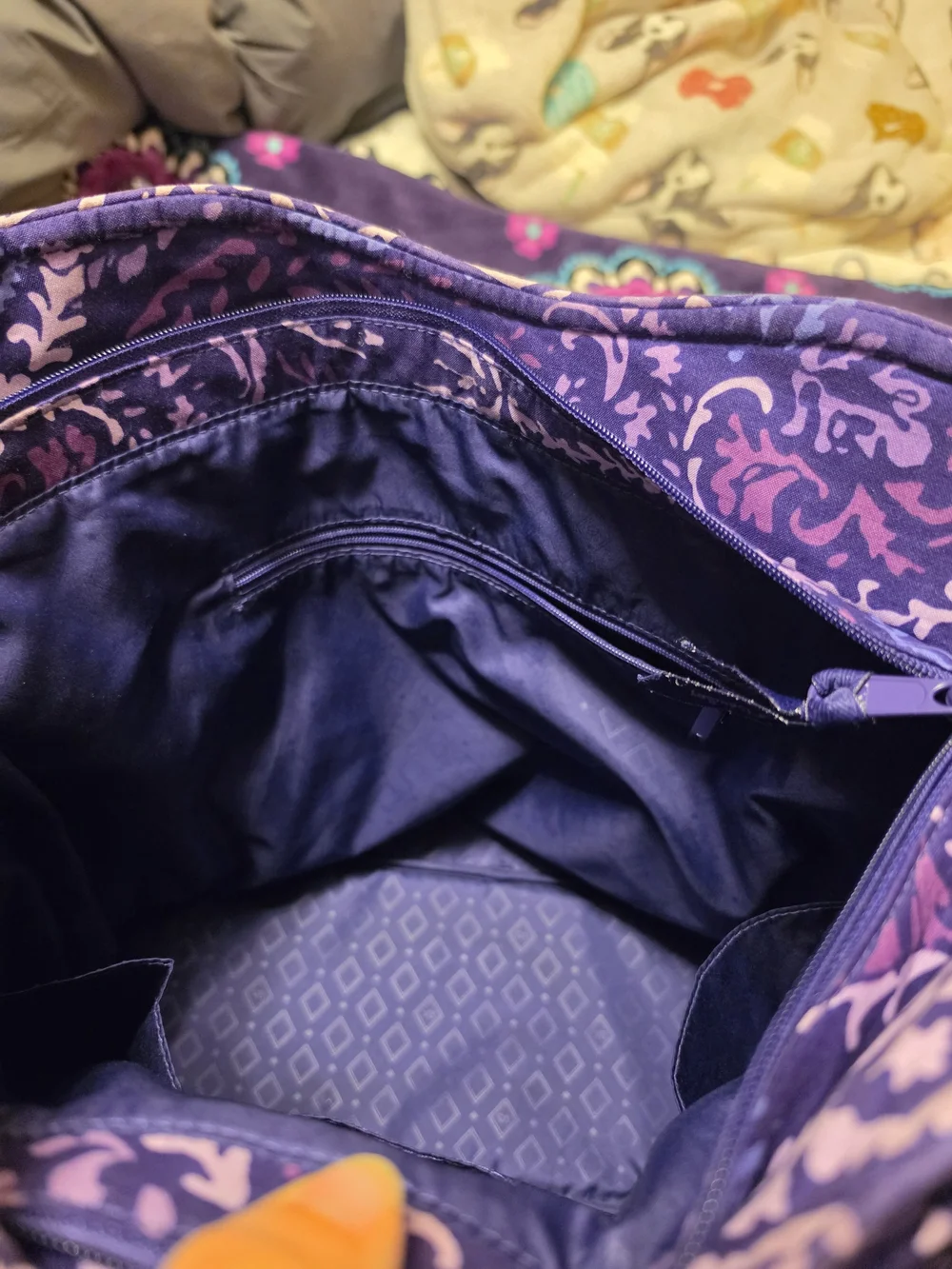 Vera Bradley quilted purple